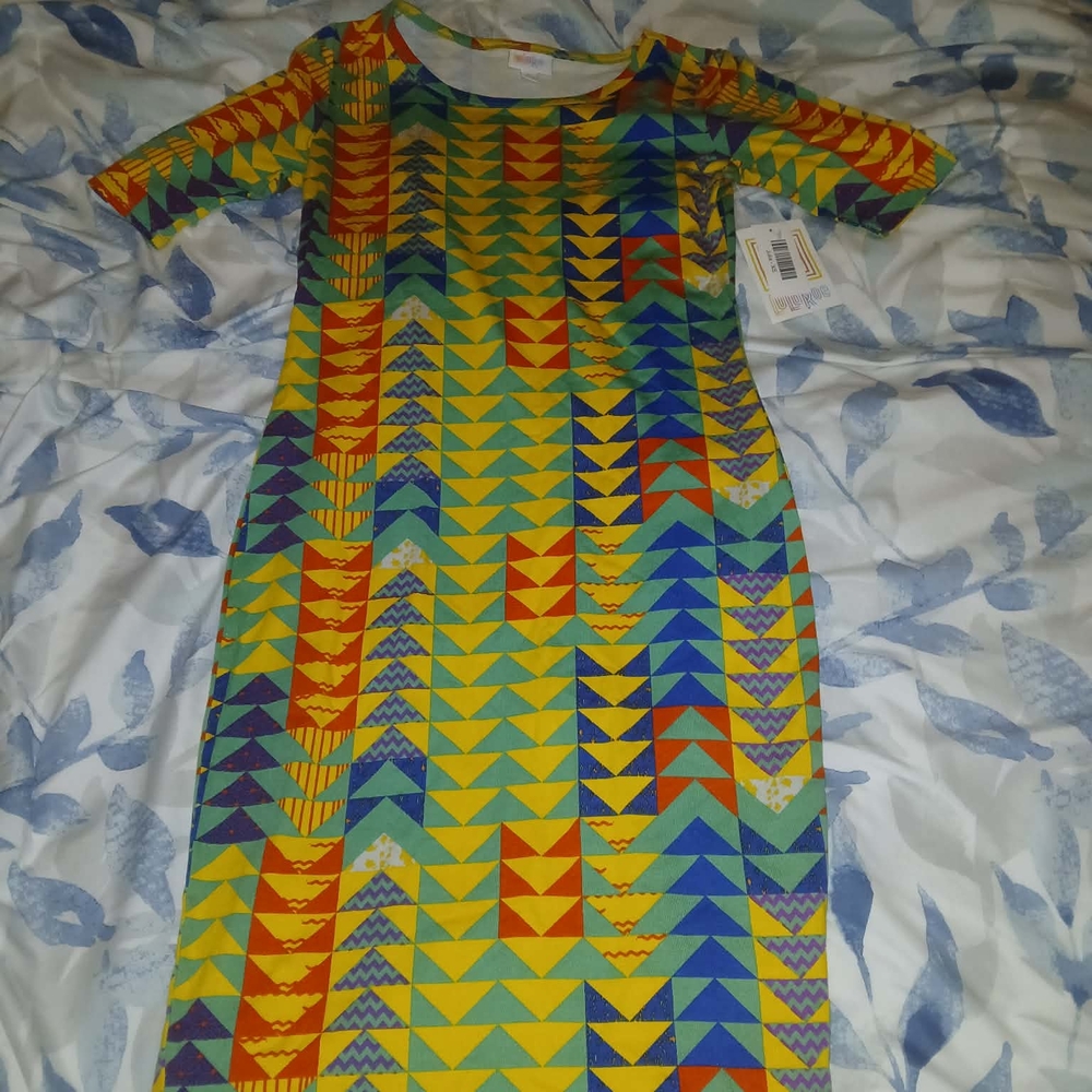 LuLaRoe Women's Dress with Vibrant Patterns